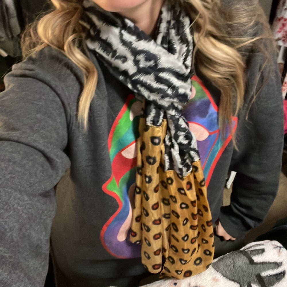 Silence +Noise silk scarf